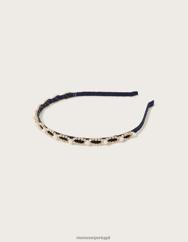 acessório bandana de baile de vieira Monsoon garota quente RPLH8F2412