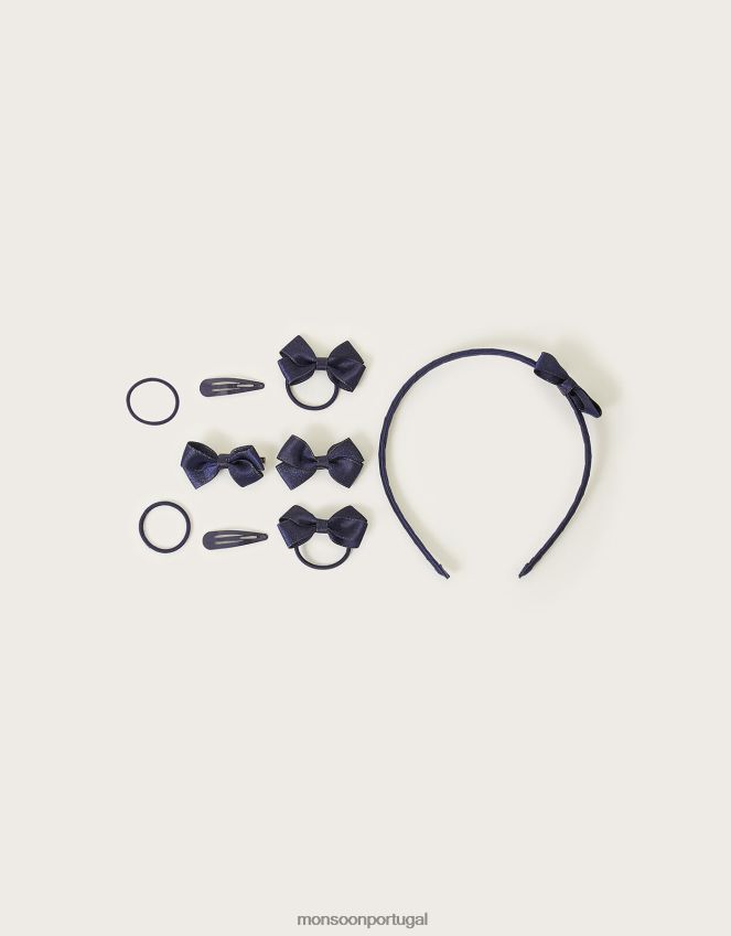 acessório meu conjunto de cabelo da escola Monsoon garota moda RPLH8F2836