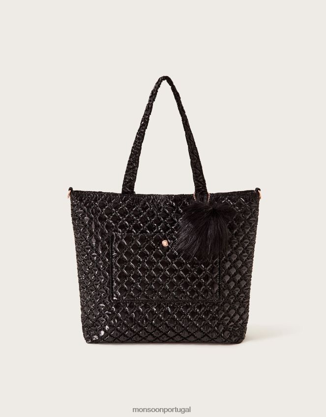 acessório bolsa acolchoada Monsoon garota à moda RPLH8F2507