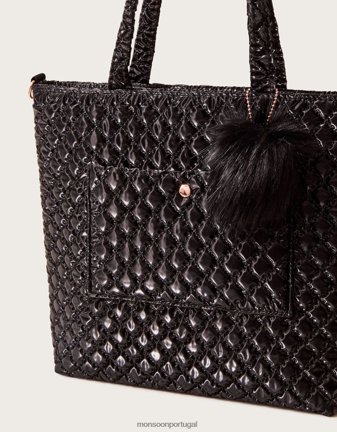 acessório bolsa acolchoada Monsoon garota à moda RPLH8F2507