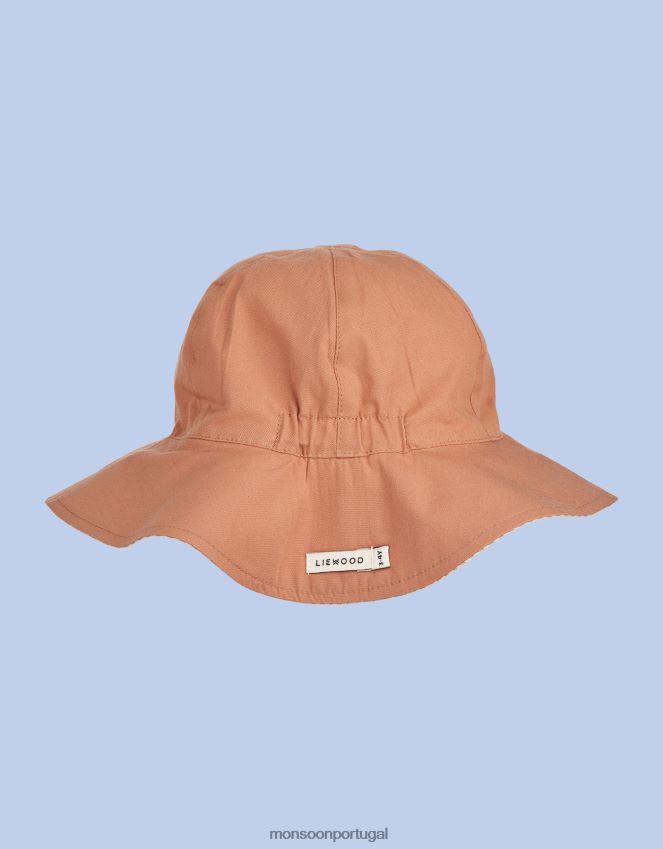 acessório chapéu reversível listrado liewood amelia Monsoon crianças rosa RPLH8F2627