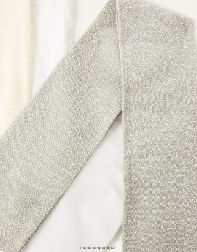 acessório glitter barroco brilho apertado twinset Monsoon garota prata RPLH8F2694