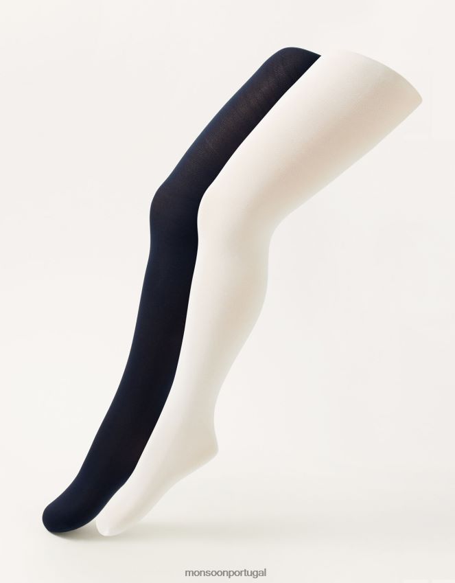 acessório meia-calça de nylon simples Monsoon garota multi RPLH8F2657