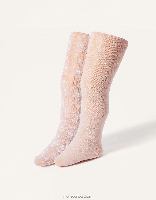 acessório meia-calça de renda para bebê Monsoon garota multi RPLH8F2612