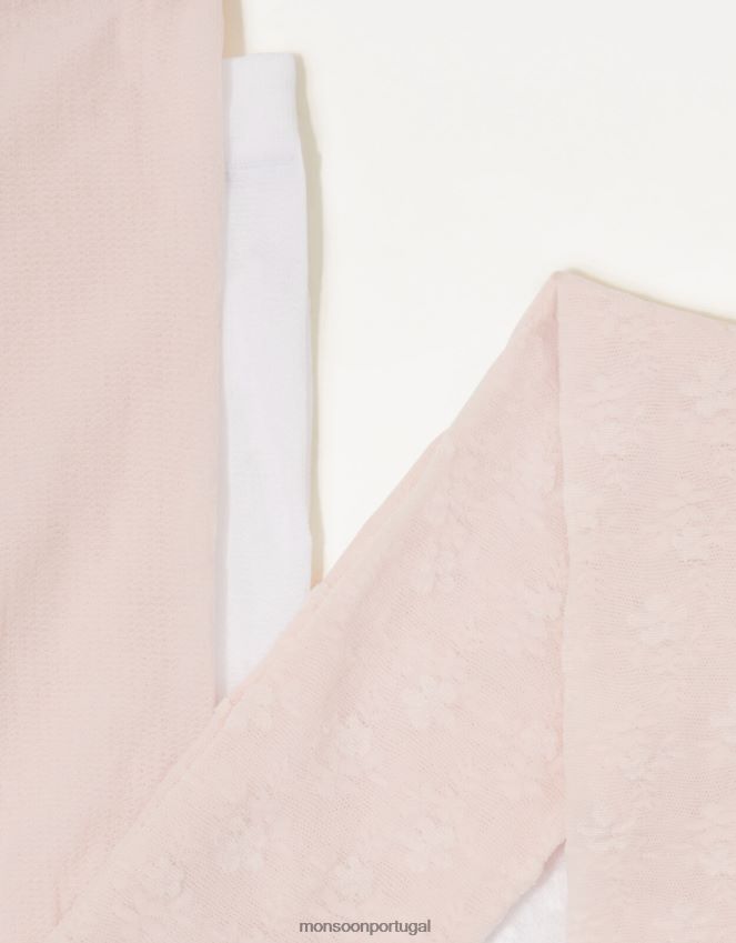 acessório meia calça flor rendada twinset Monsoon garota multi RPLH8F2650