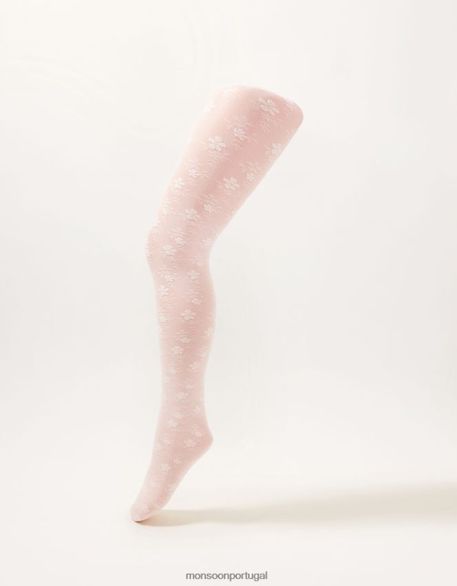 acessório meia calça flor rendada twinset Monsoon garota multi RPLH8F2650