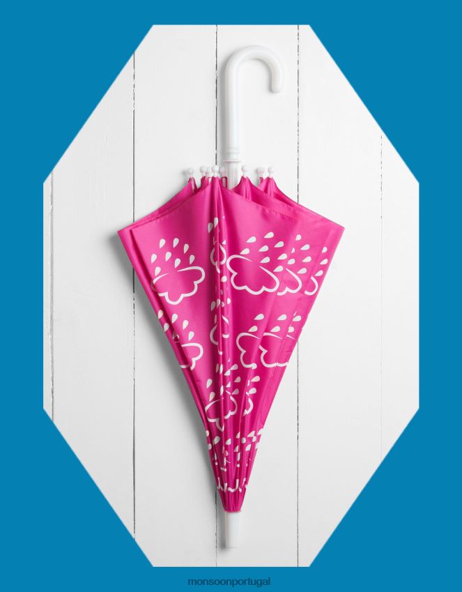 acessório guarda-chuva revelador de cores de grama e ar Monsoon crianças rosa (fúcsia) RPLH8F2474