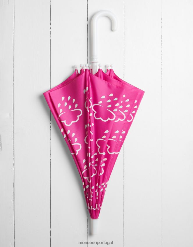 acessório guarda-chuva revelador de cores de grama e ar Monsoon crianças rosa (fúcsia) RPLH8F2474