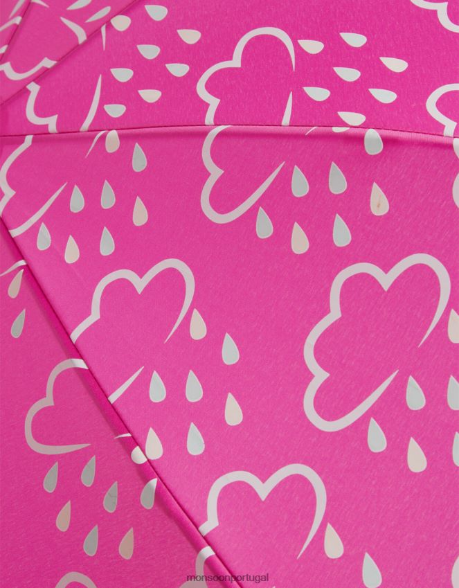 acessório guarda-chuva revelador de cores de grama e ar Monsoon crianças rosa (fúcsia) RPLH8F2474