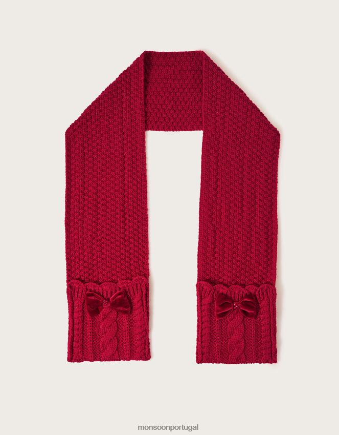 acessório lenço de veludo Monsoon crianças gracioso RPLH8F2822