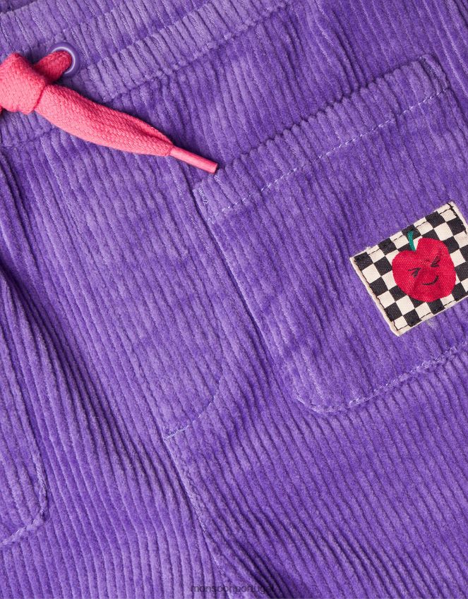 roupas calças de cordão Monsoon garota roxo (lilás) RPLH8F1647