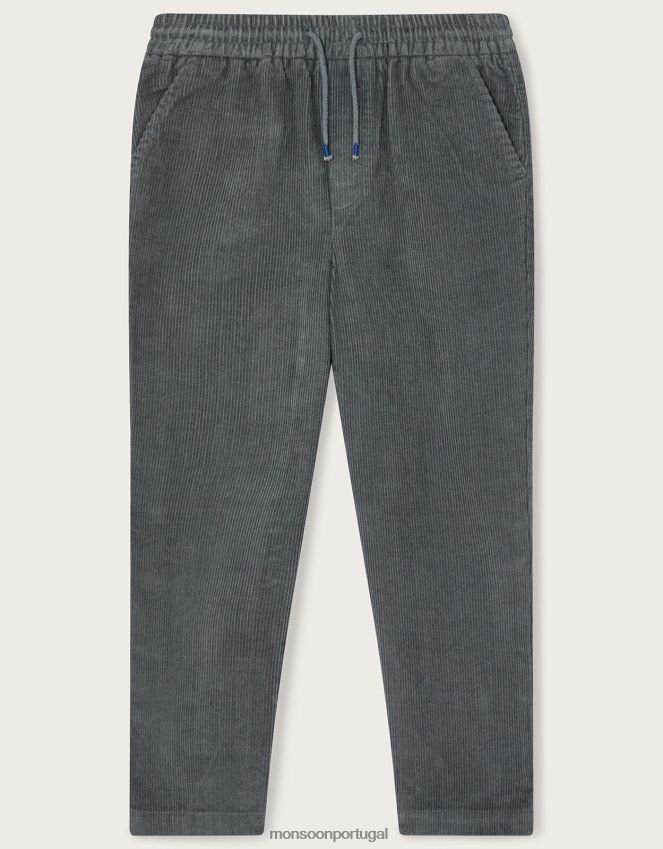 roupas calças de cordão cônico Monsoon garoto cinza RPLH8F2210