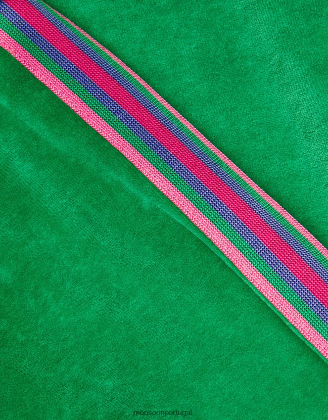 roupas joggers esportivos de veludo Monsoon garota verde RPLH8F1630