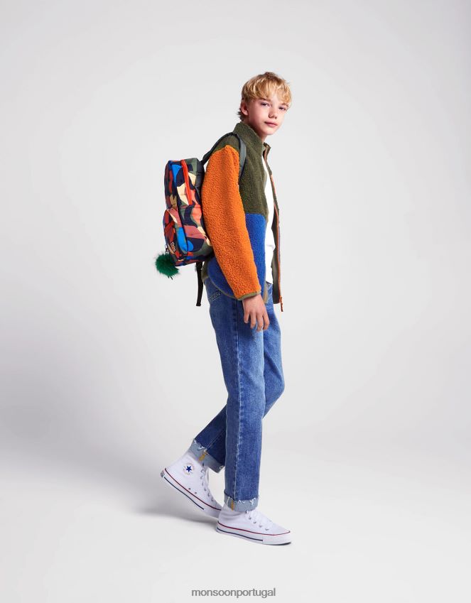 roupas vestir jeans Monsoon crianças azul RPLH8F2211