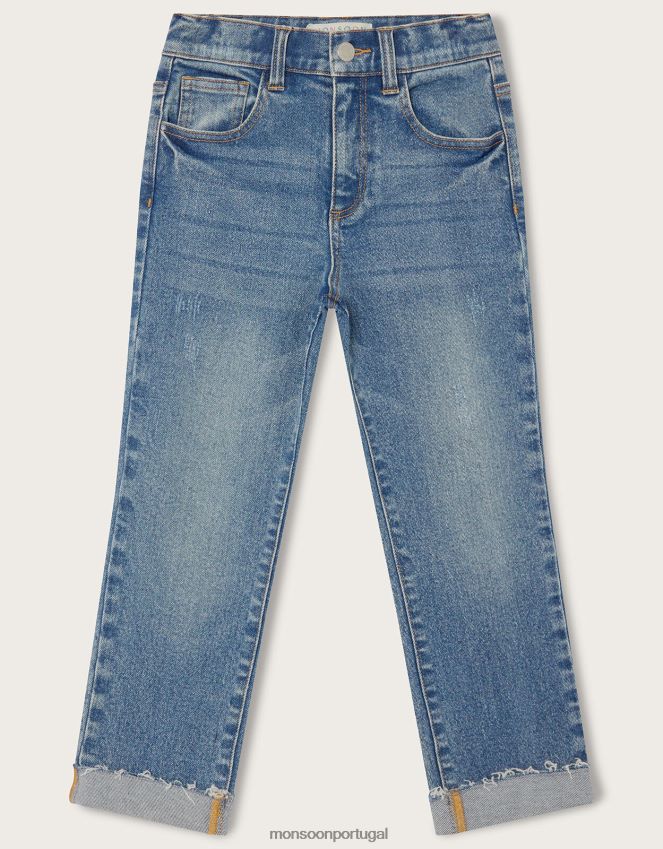 roupas vestir jeans Monsoon crianças azul RPLH8F2211