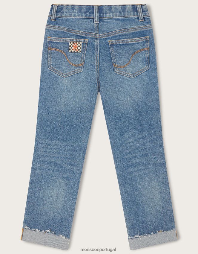 roupas vestir jeans Monsoon crianças azul RPLH8F2211