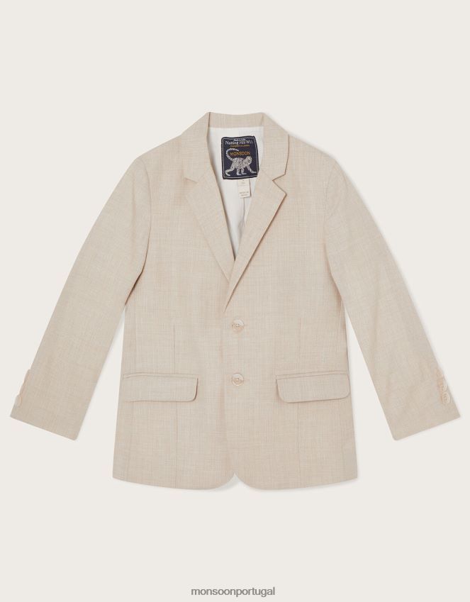 roupas blazer inteligente Monsoon garoto Pedra natural) RPLH8F2751