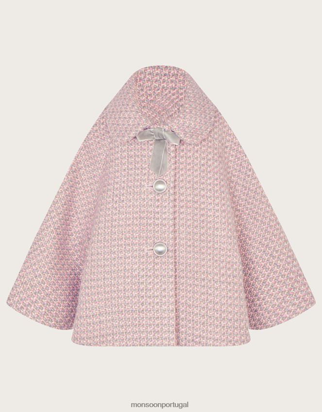 roupas capa de tweed para bebê Monsoon garota cinza RPLH8F2084