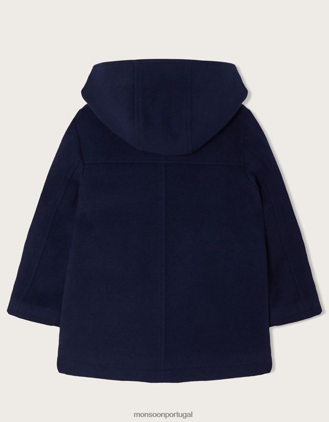 roupas casaco de lã Monsoon garoto azul-marinho) RPLH8F2191