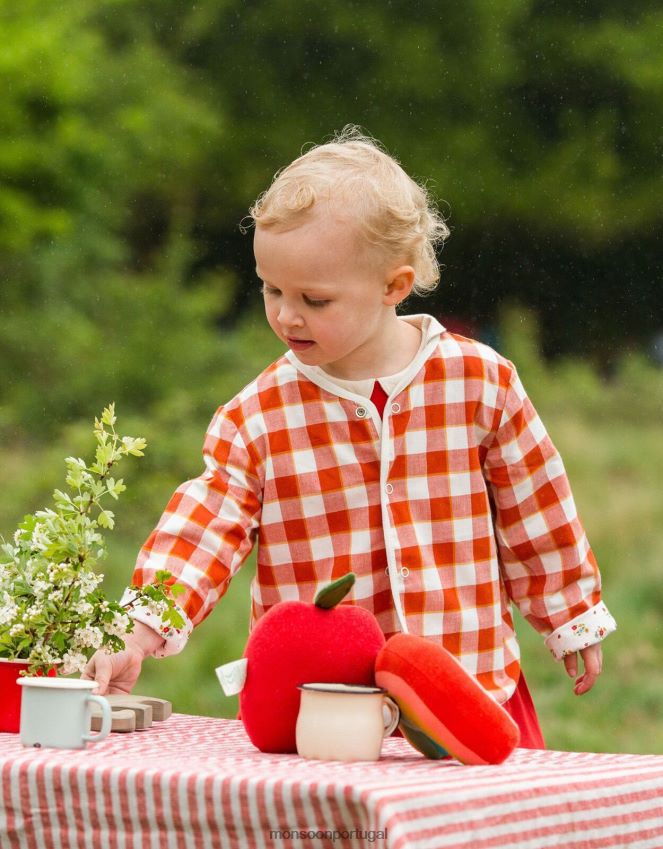 roupas jaqueta reversível little green radicais primavera flores Monsoon crianças vermelho RPLH8F1903