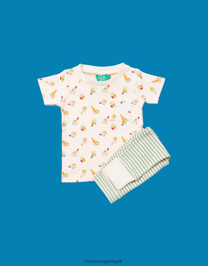 roupas camiseta little green radicais passarinho e playset jogger Monsoon crianças multi RPLH8F1984