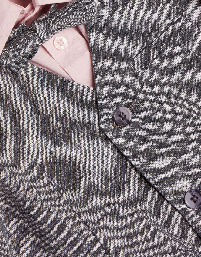 roupas terno de cinco peças com gravata borboleta Monsoon garoto cinza RPLH8F2268