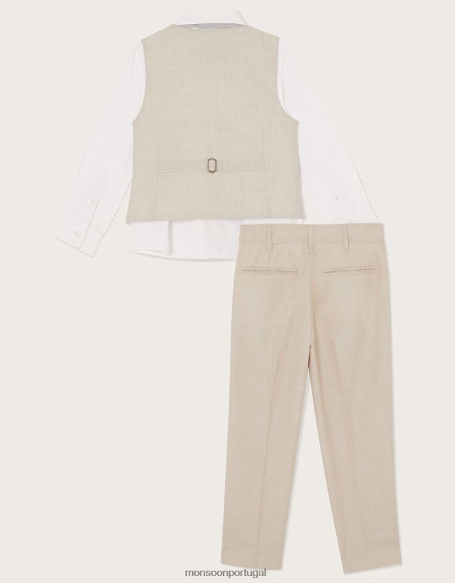 roupas terno de quatro peças com gravata borboleta Monsoon garoto Pedra natural) RPLH8F2272