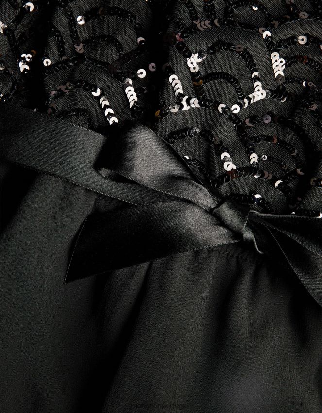 roupas macacão deco manga capa Monsoon garota preto RPLH8F1669