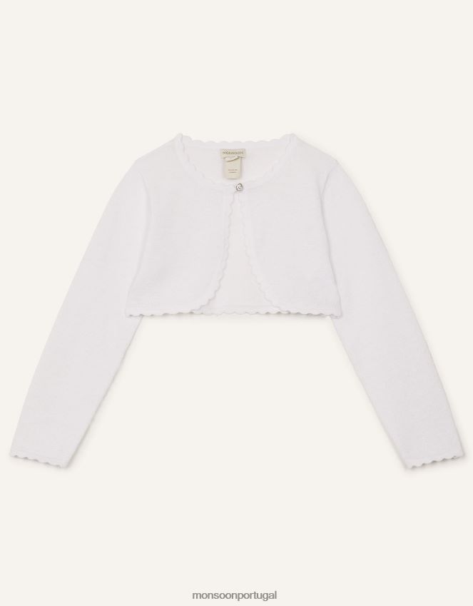 roupas cardigã niamh Monsoon garota branco RPLH8F1972