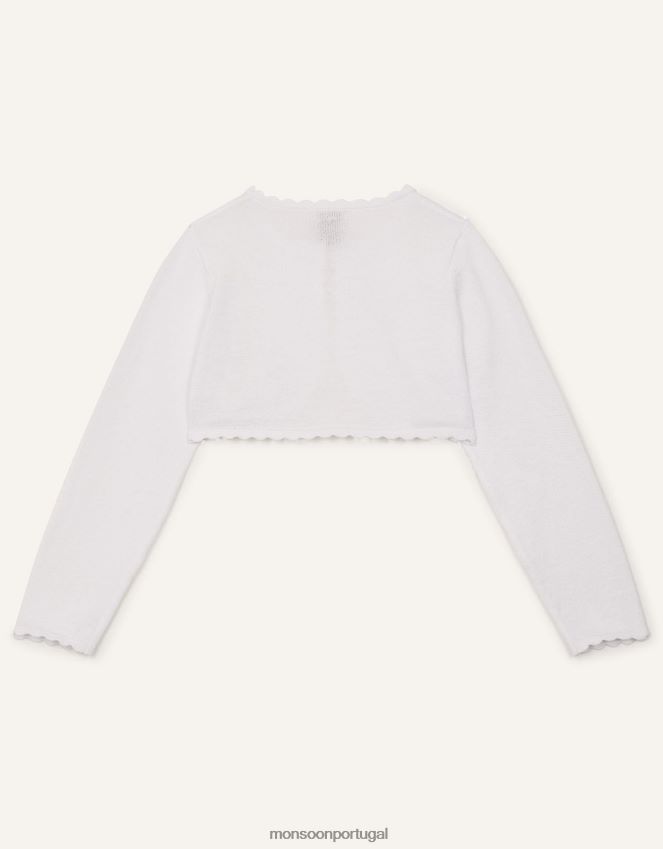 roupas cardigã niamh Monsoon garota branco RPLH8F1972