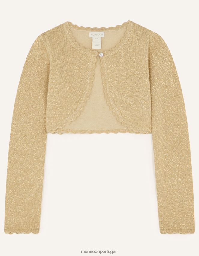 roupas cardigã niamh Monsoon garota ouro RPLH8F1767