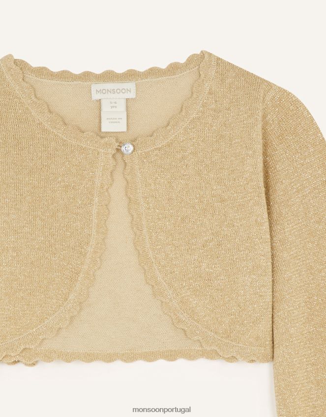 roupas cardigã niamh Monsoon garota ouro RPLH8F1767