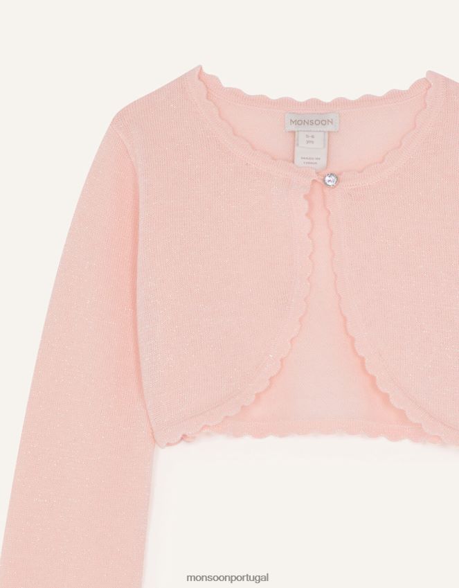 roupas cardigã niamh Monsoon garota rosa RPLH8F1619