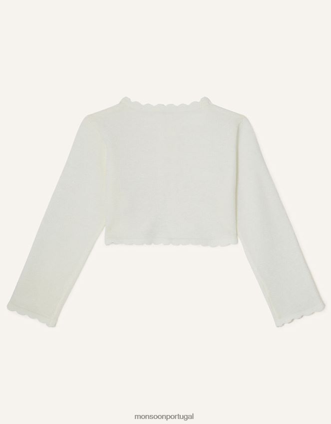 roupas cardigã niamh bebê Monsoon garota marfim RPLH8F2054