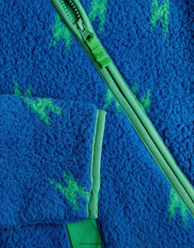 roupas lã relâmpago Monsoon garoto azul RPLH8F2205