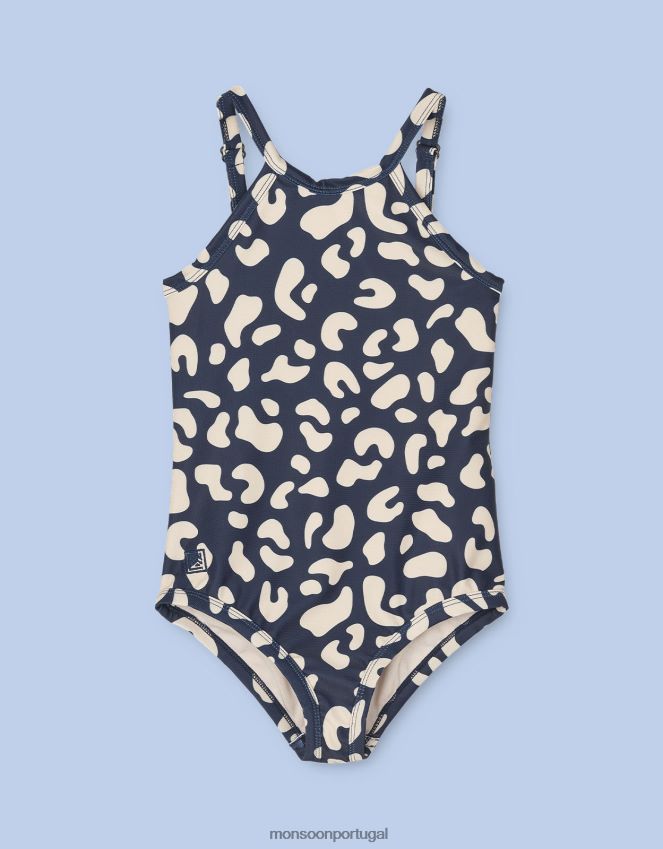 roupas maiô liewood toria Monsoon crianças azul-marinho) RPLH8F1934
