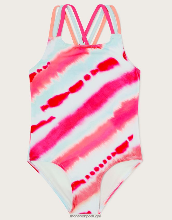 roupas maiô tie-dye Monsoon garota multi RPLH8F1821