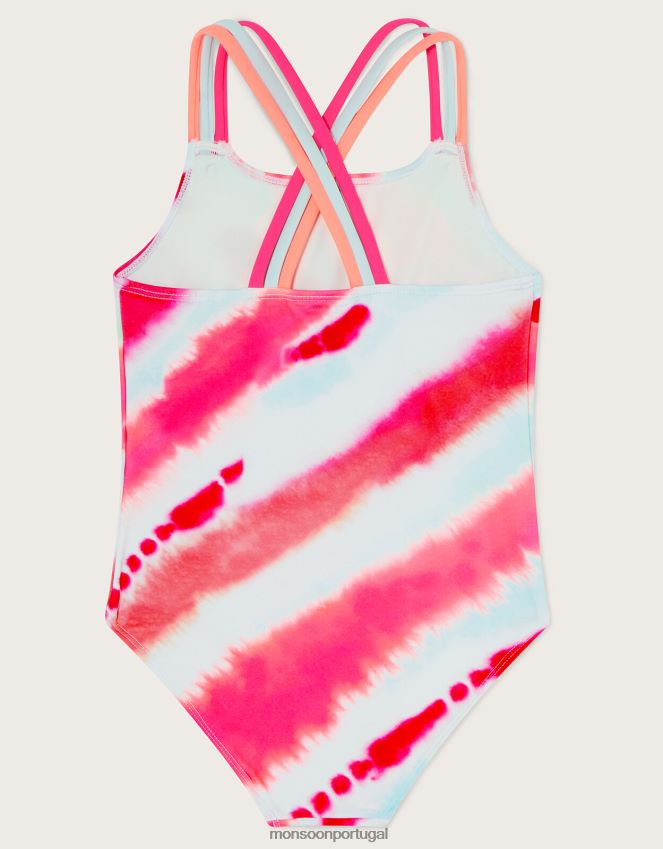 roupas maiô tie-dye Monsoon garota multi RPLH8F1821