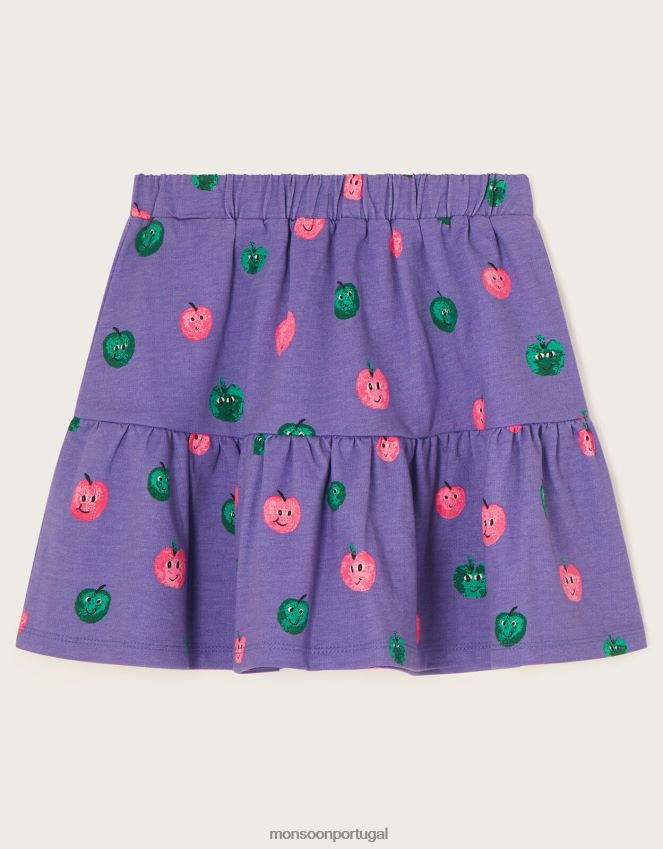 roupas saia de maçã feliz Monsoon garota roxo RPLH8F1651