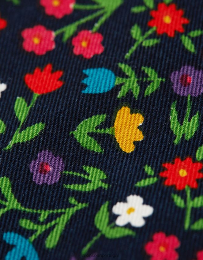 roupas saia de sarja frugi maeve Monsoon crianças azul-marinho) RPLH8F2019