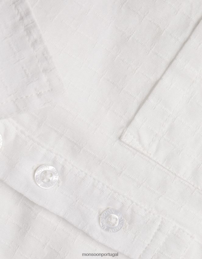 roupas camisa meia carcela Monsoon garoto marfim RPLH8F2288