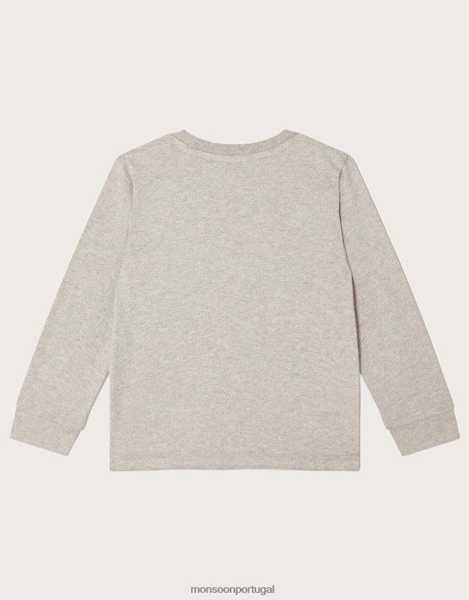 roupas suéter tubo londres Monsoon garoto cinza RPLH8F2248