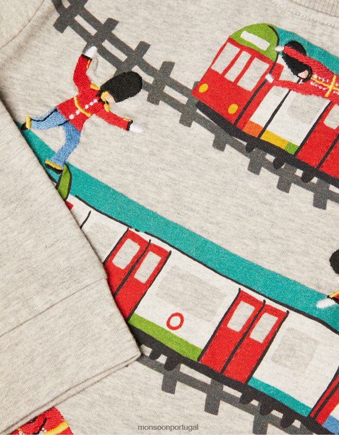 roupas suéter tubo londres Monsoon garoto cinza RPLH8F2248