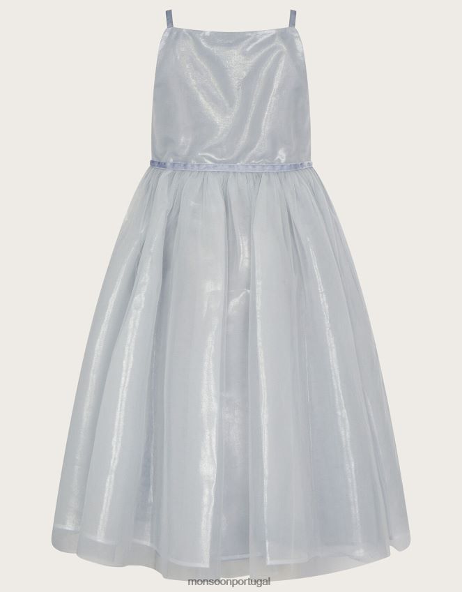 roupas terra das maravilhas pegasus vestido diamante brilhante Monsoon garota cinza RPLH8F1867