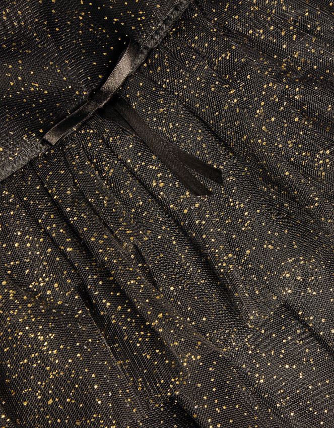 roupas terra das maravilhas vestido maxi com babados Alexandra Monsoon garota preto RPLH8F1686