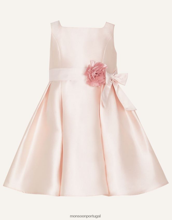 roupas vestido baby audrey duquesa sarja Monsoon garota rosa RPLH8F2185