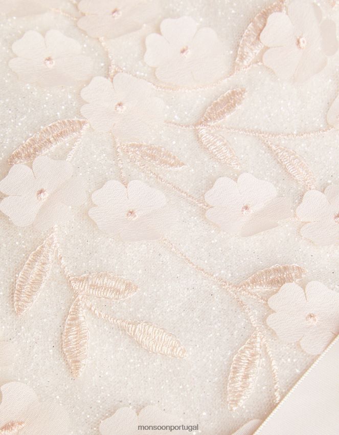 roupas vestido de dama de honra anika alto baixo Monsoon garota rosa RPLH8F1566