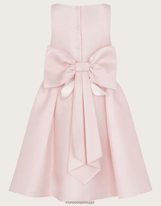 roupas vestido de madrinha de sarja holly duquesa Monsoon garota rosa RPLH8F1577