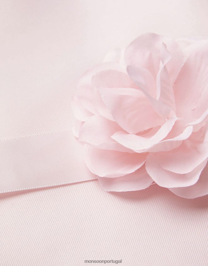 roupas vestido de madrinha de sarja holly duquesa Monsoon garota rosa RPLH8F1577