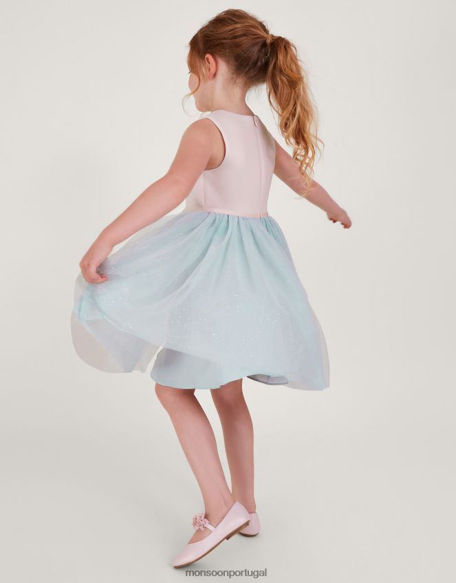 roupas vestido de salgueiro terra das maravilhas Monsoon garota multi RPLH8F1657